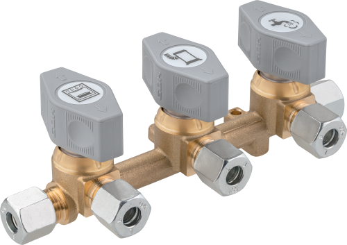 Verteilerblock - Gasadapter und -kupplung von GOK