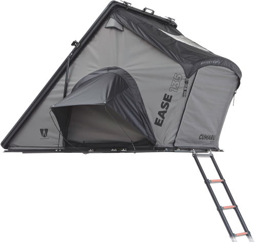 Vickywood Cumaru Ease 135 Hartschalendachzelt leicht für 2 Personen grau - Dachzelte Hartschale