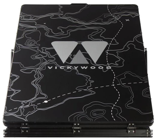 Vickywood Cumaru Light 152 Hartschalendachzelt für 2 Personen grau - Dachzelte Hartschale