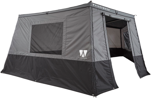 Vickywood Leaf Seitenwand-Set Erweiterung für 180° Markise 200 cm Höhe - Markisenvorzelte & Wände