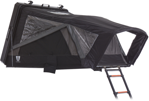 Vickywood Teak 135 Hybrid Dachzelt Ultraleichtes Aluminium Hartschalenzelt für 2 Personen - Dachzelte Hartschale