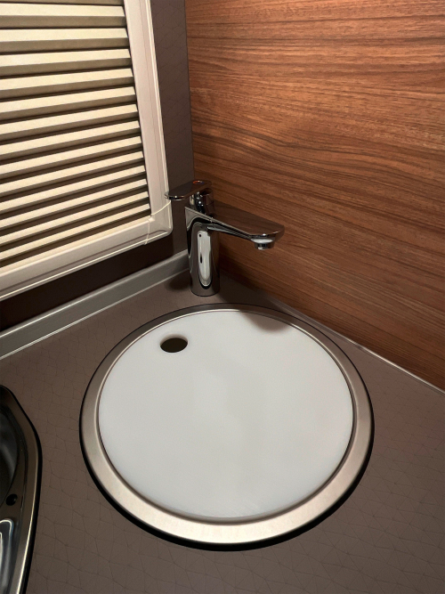 Viertec Schneidbrett Rund Spülbeckeneinsatz 307 mm - Schneidebretter