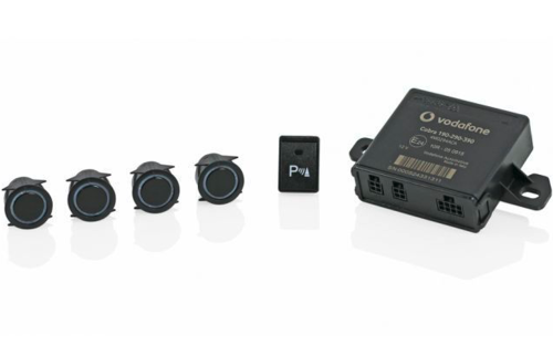 Vodafone Cobra ParkMaster F294C  Einparkhilfe für Front mit Clip Sensoren schwarz - Navigationsgeräte von Caratec