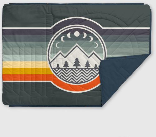 Voited Recycled Ripstop Outdoor Camping Decke camp vibes/greengabel - Decken