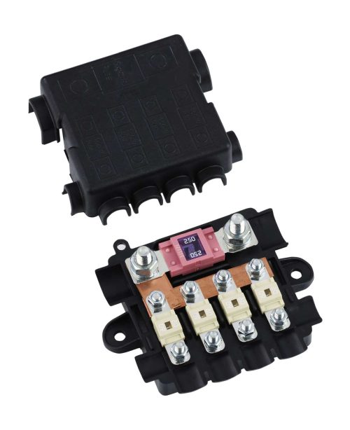 Votronic Hochlast-Sicherungshalter 5-fach mit Deckel - Schalter, Taster & Rahmen