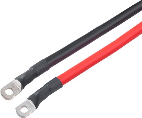 Votronic Hochstrom-Kabelsatz rot / Schwarz  für Inverter 25 mm² 1 m lang  - Zubehör Batterien