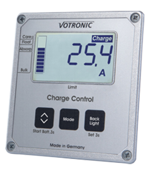 Votronic LCD-Charge Control S-VCC für 12 V-Lade-Wandler - Wechselrichter & Spannungswandler
