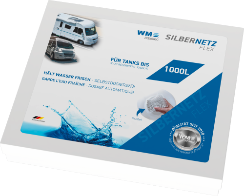 WM Aquatec Silbernetz flex Wasserkonservierung bis 1000 Liter Tankgröße - Trinkwasseraufbereitung
