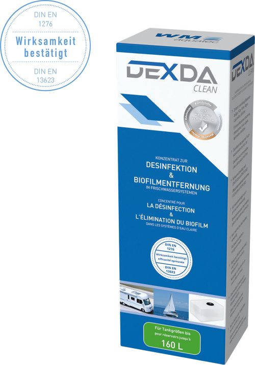 WM Aquatec Tankreinigung und Tankdesinfektion für Tankgröße 160 Liter - Wassertankentkeimung & -reinigung