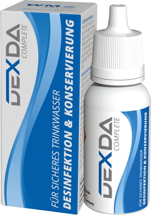 WM Aquatec Trinkwasserdesinfektion DEXDA Complete 12 ml - Wassertankentkeimung & -reinigung