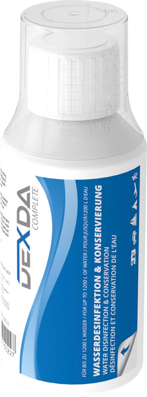 WM Aquatec Trinkwasserdesinfektion DEXDA Complete 120 ml - Wassertankentkeimung & -reinigung