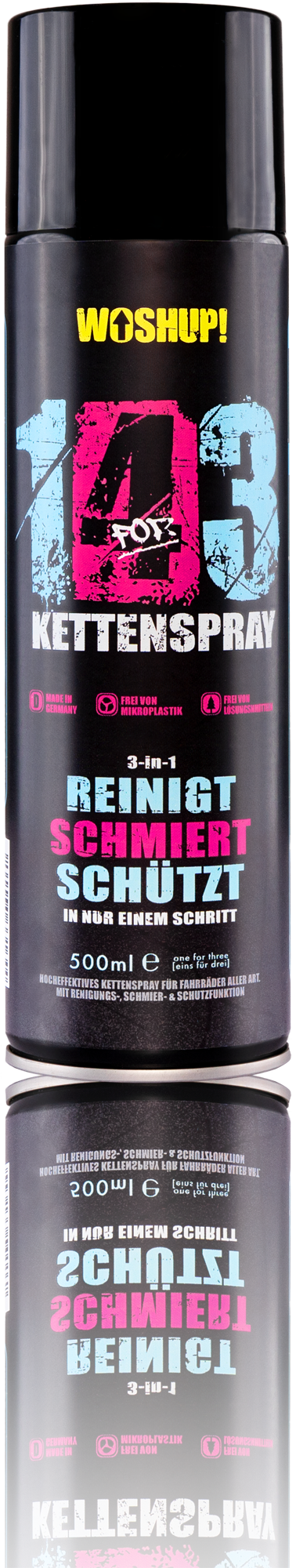 WOSHUP! 143 Kettenspray für Fahrräder 500 ml - Technik & Wartung