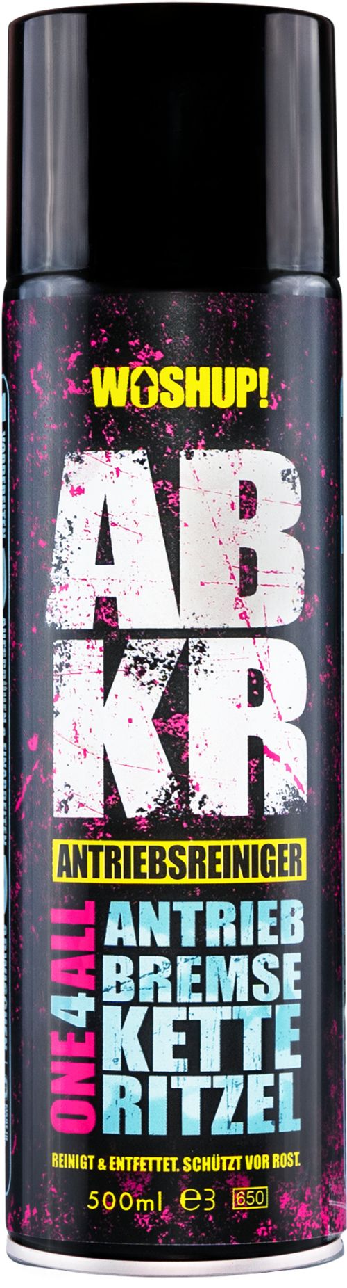 WOSHUP! ABKR Antriebsreinigungsspray für Fahrräder 500 ml - Technik & Wartung