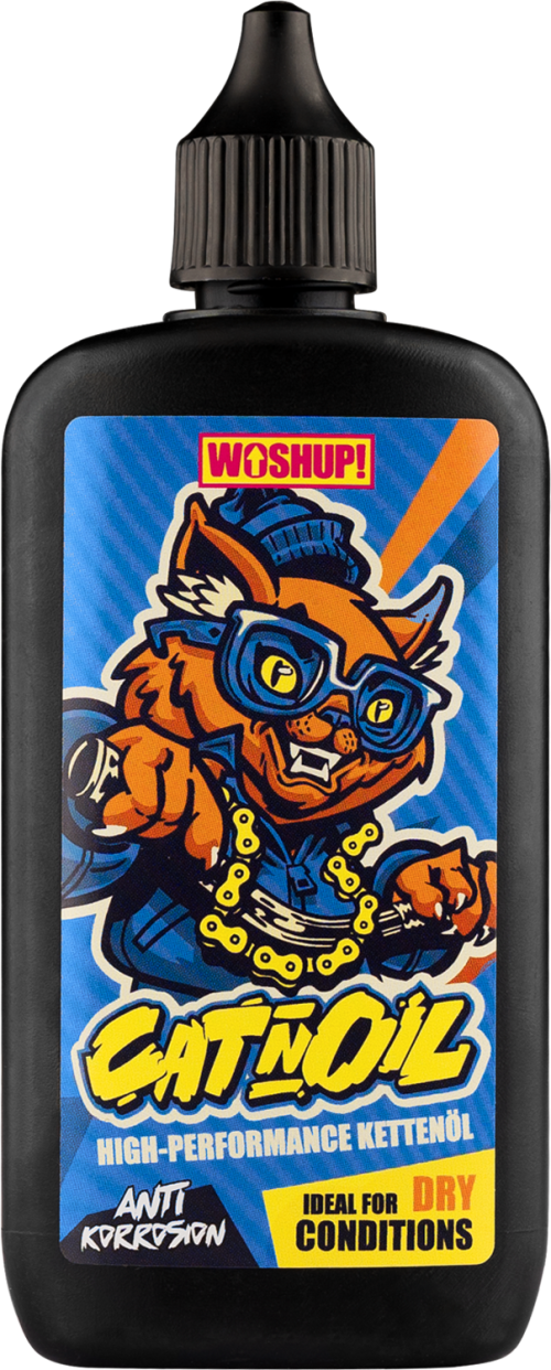 WOSHUP! Cat´n´Oil for dry conditions Kettenöl für Fahrräder 100 ml für trockenes Wetter - Technik & Wartung