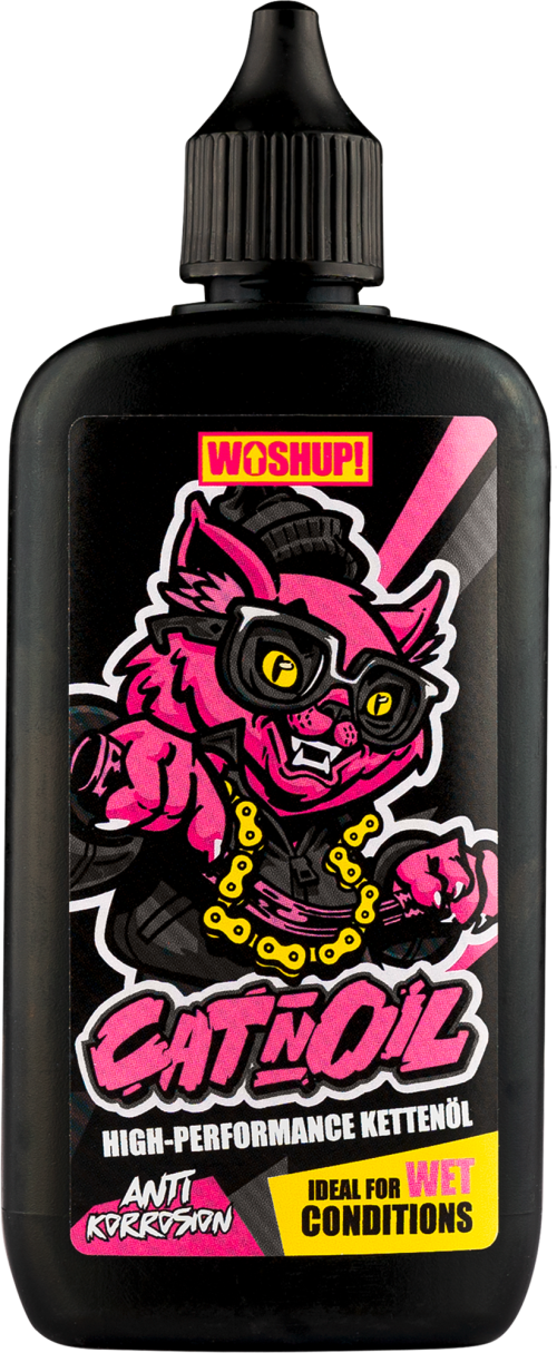 WOSHUP! Cat´n´Oil for wet conditions Kettenöl für Fahrräder 100 ml für nasses Wetter - Technik & Wartung