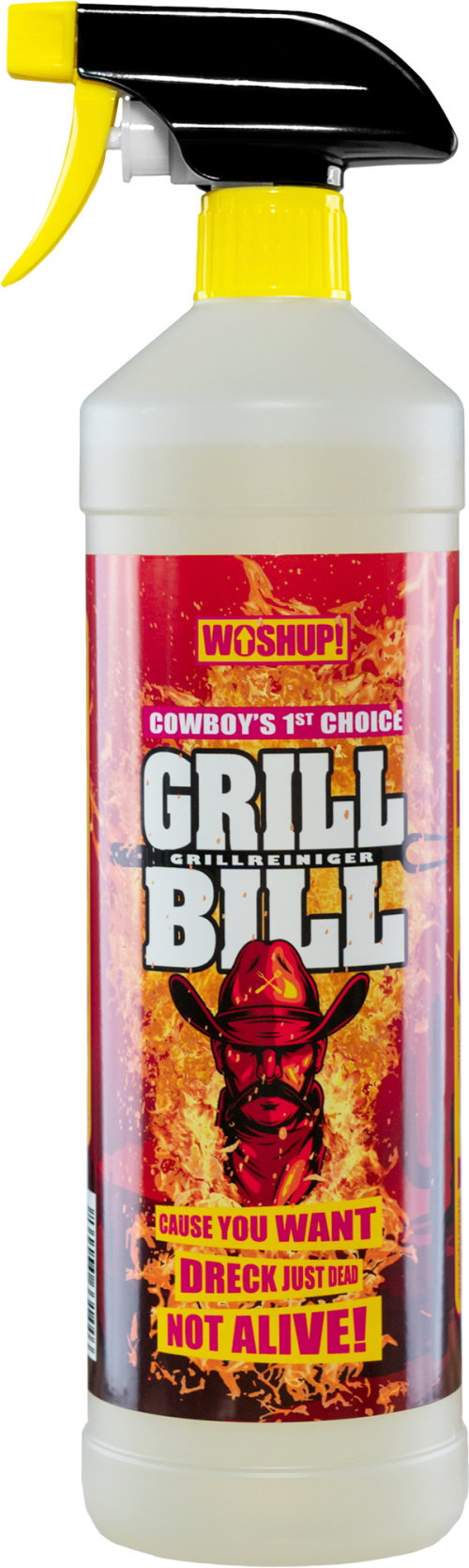 WOSHUP! Grill Bill Grillreiniger 1 Liter - Grillreiniger & -Bürsten