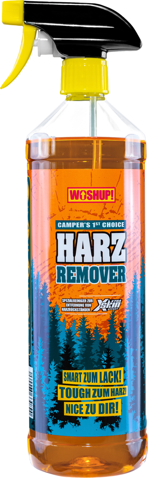 WOSHUP! Harz Remover Harzentferner für Wohnmobile und Wohnwagen 1 Liter - Außenbereich & Lack