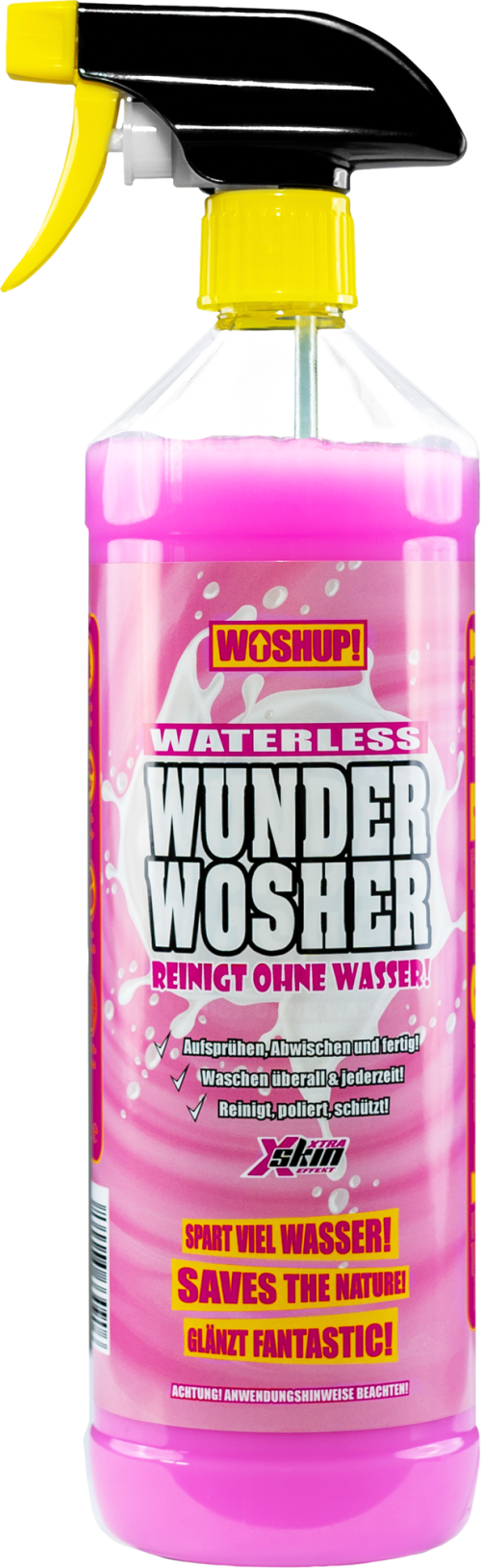 WOSHUP! Waterless Wunder Wosher Reinigungsmittel ohne Wasser 1 Liter - Außenbereich & Lack