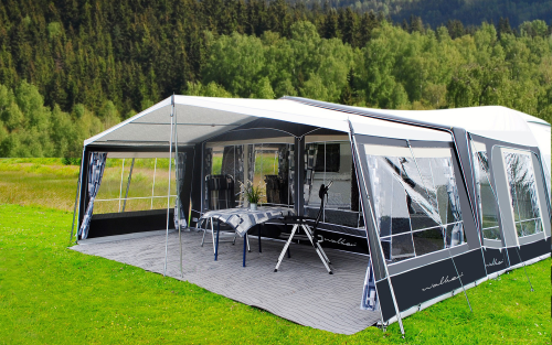 Walker Atrium 300 Vorzelt Anthrazit Stahl 1080 Umlaufmaß 1066-1095 cm - Wohnwagenvorzelte