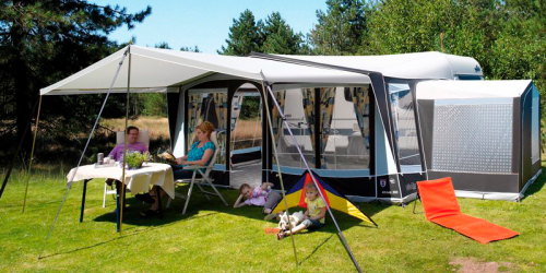 Walker Castel Seitenwand mit Fenster WS-1 - Reisemobil- & Busvorzelte