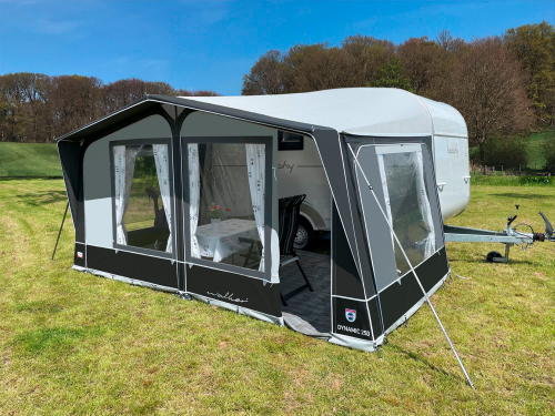 Walker Dynamic 250 Wohnwagenvorzelt passend für Hobby Beachy 450 mit Glasfibergestänge - Wohnwagenvorzelte