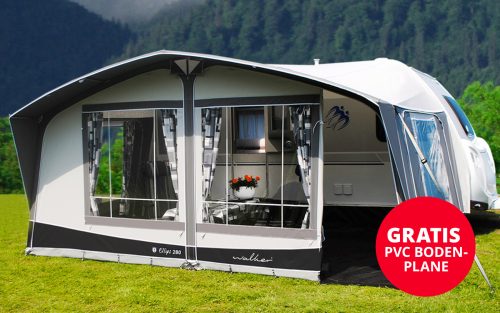 Walker Ellips 280 Vorzelt Stahlgestänge 900 Umlaufmaß 886-915 cm - Wohnwagenvorzelte