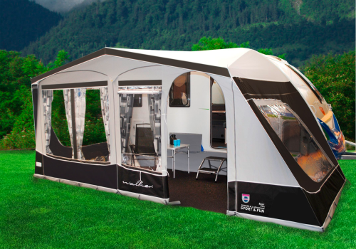 Walker Pioneer All Season 240 Sport & Fun Wohnwagenvorzelt passend für Knaus Sport & Fun - Wohnwagenvorzelte