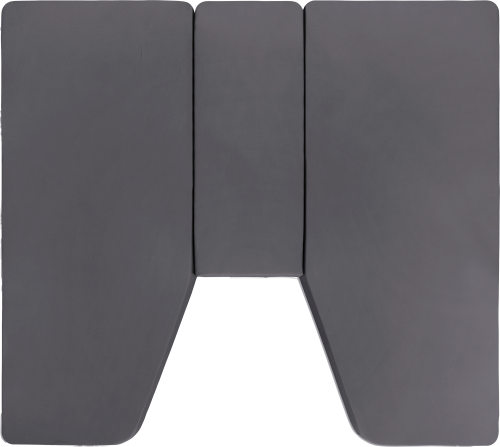 Walra Spannbetttuch Jersey stretch Multifit Anthrazit für Einzelbetten 3-teilig - Spannbetttücher & Bettwäsche