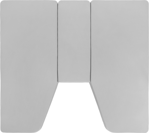 Walra Spannbetttuch Jersey stretch Multifit Hellgrau für Einzelbetten 3-teilig - Spannbetttücher & Bettwäsche