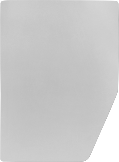 Walra Spannbetttuch Jersey stretch Multifit Hellgrau für Französisches Bett rechte Ecke - Spannbetttücher & Bettwäsche