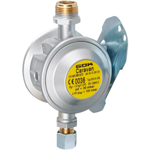 Wandregler 10 mm - Gasdruckregler Fahrzeug von GOK