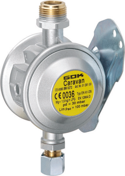 Wandregler 8 mm - Gasdruckregler Fahrzeug von GOK