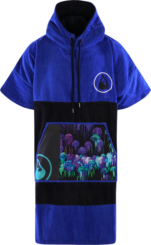 Wave Hawaii Jellygang Poncho L  dunkelblau L - Damenshirts, -blusen & -pullover