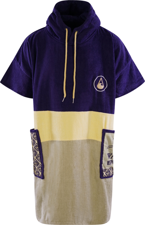 Wave Hawaii Strandponcho Hoopa Unisex M  dunkelblau M - Damenshirts, -blusen & -pullover