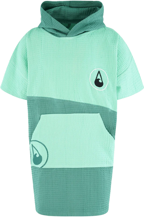 Wave Hawaii Travel Breese Unisex Poncho hellgrün L-XL - Damenshirts, -blusen & -pullover