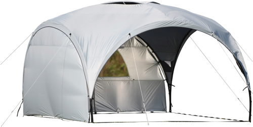 Wecamp Sunshade Seitenwand für Pavillon Set 4 teilig hellgrau - Pavillons & Tarps