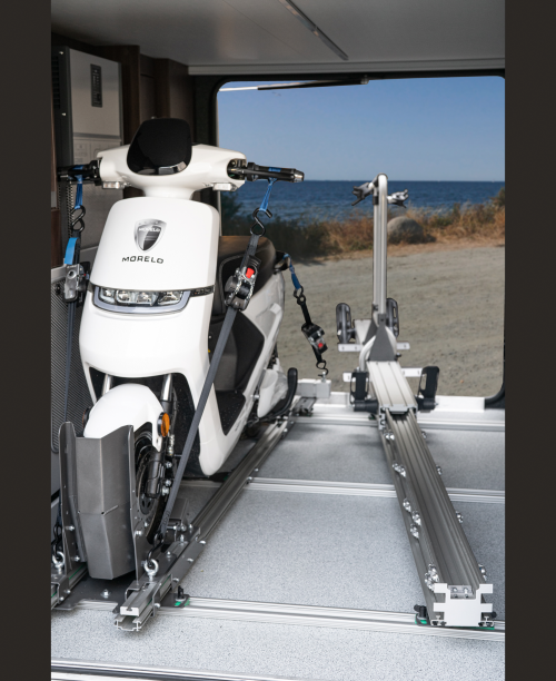 Weih-tec MotoMove 150 Heckgaragen-Rollerträger für 1 Fahrrad - Motorrad- & Lastenträger von Weih-Tex