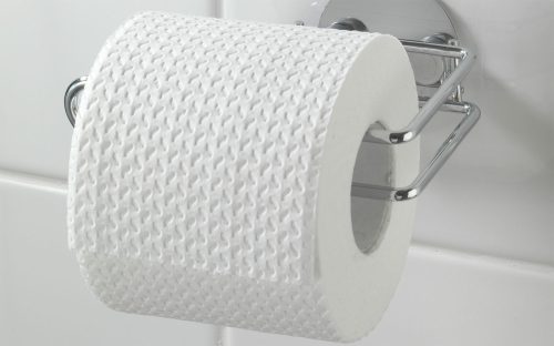 Wenko Turbo-Loc Edelstahl Toilettenpapierhalter - Badzubehör