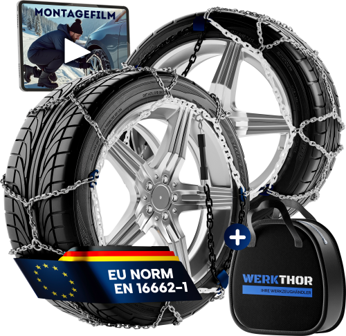 Werkthor Schneeketten Metall für Schnee und Eis WT-SC100 - sonstiges Sicherheitszubehör