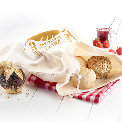 Westmark Brotbeutel aus Baumwolle - Lebensmittelbehälter / Vorratsdosen