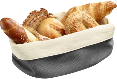 Westmark Brottasche Oval 25 x 18 x 12 cm anthrazit-beige - Sonstiges Küchenzubehör