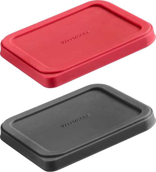 Westmark Frischhaltedeckel 2 Stück eckig - Lebensmittelbehälter / Vorratsdosen