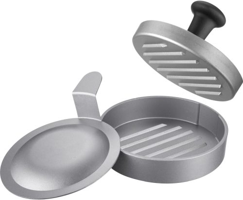 Westmark Hamburgermaker mit Heber Uno Plus silber - Sicherheit und Kochhilfen