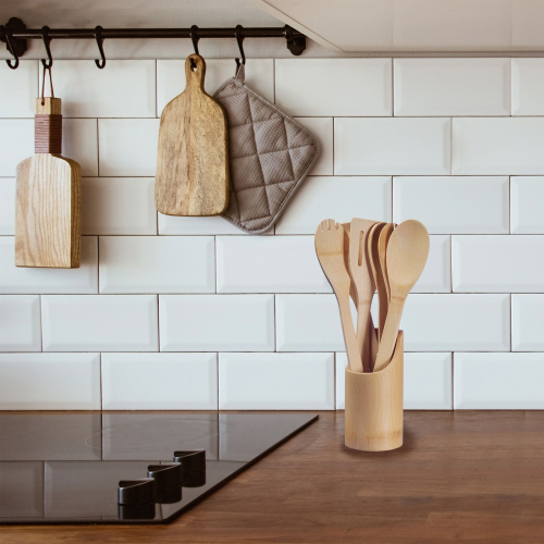 Westmark Küchenutensilien Bambus-Set 6-teilig - Kochbesteck