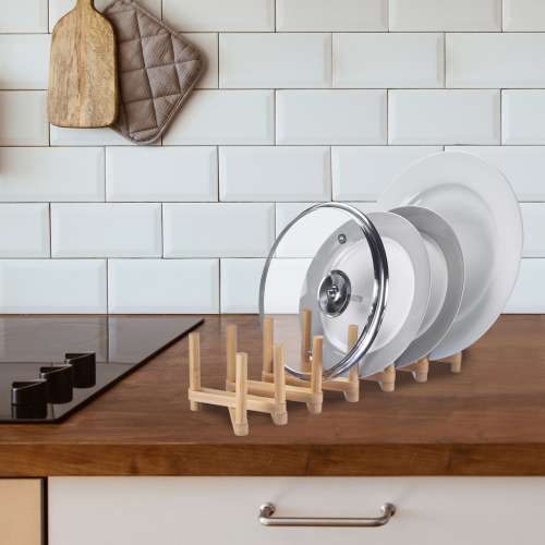 Westmark Luigi Abtropfgestell aus Bambus faltbar - Spülhilfen