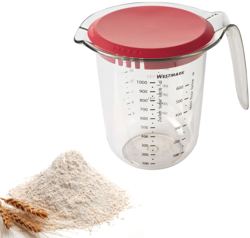 Westmark Messkanne mit Deckel 1 Liter  - Sonstiges Küchenzubehör