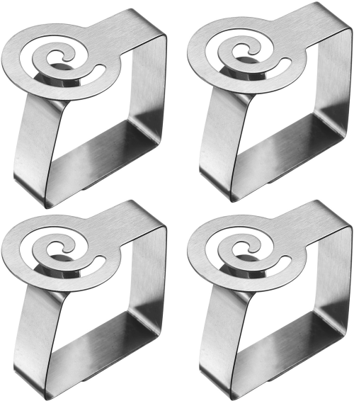 Westmark Tischtuchklammern Spirale 4 Stück - Halterungen und Befestigungen