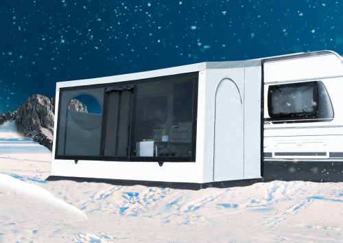 Wigo Inuit Wintervorzelt Storm für den Wohnwagen 300 cm - Wohnwagenvorzelte