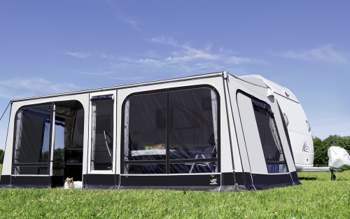 Wigo Rolli Plus Ambiente 300/10b Volleingezogenes Markisenzelt Umlaufmaß 1000-1034 cm - Markisenvorzelte & Wände