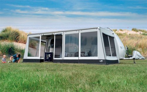 Wigo Rolli Plus Lounge Markisenzelt 250/5 Umlaufmaß 841-875 cm - Markisenvorzelte & Wände